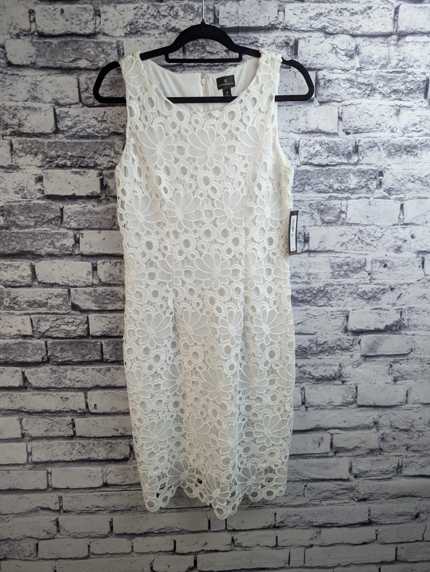 Worthington White Lace Dress