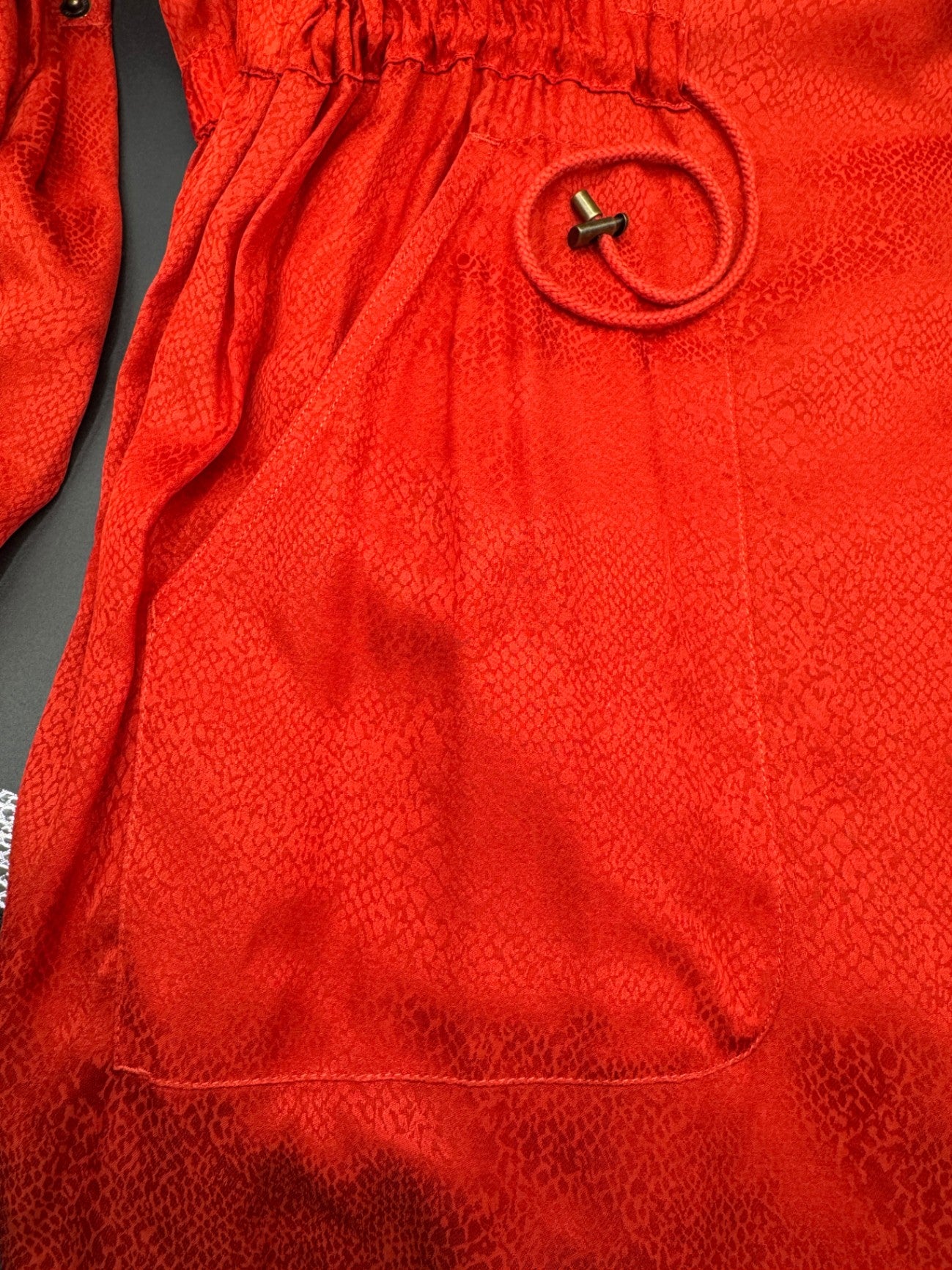 Chico's Orange Snakeskin Tunic