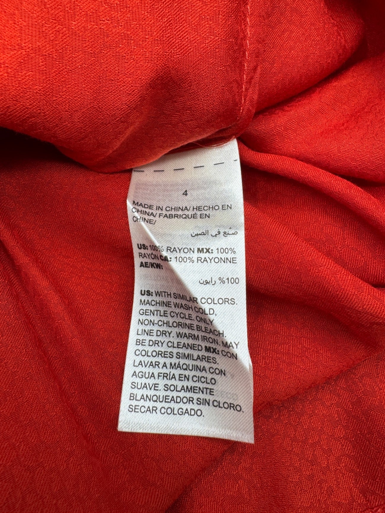Chico's Orange Snakeskin Tunic
