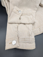 cj banks Tan Striped Jacket