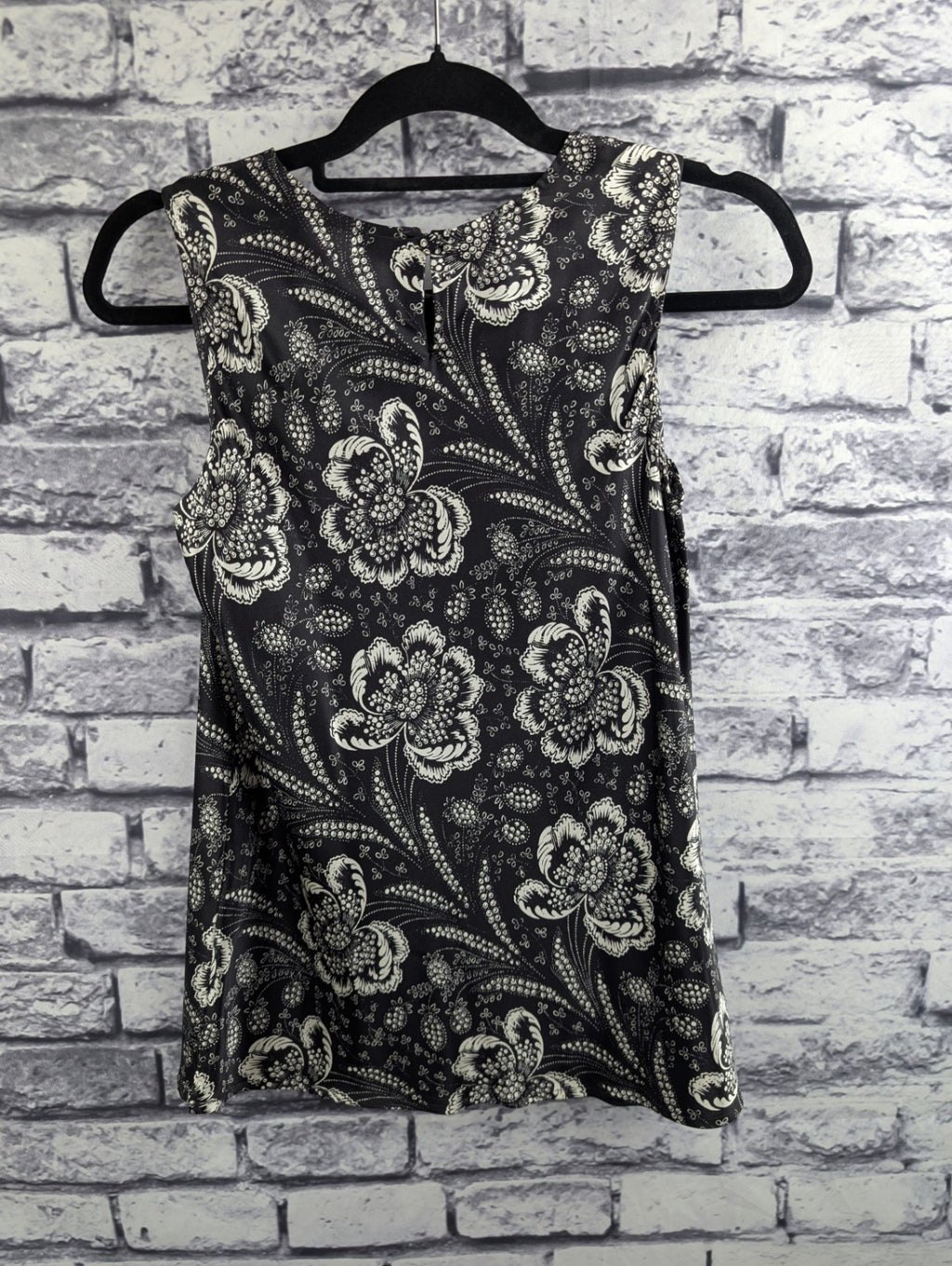Talbot's Silk Floral Sleeveless Blouse