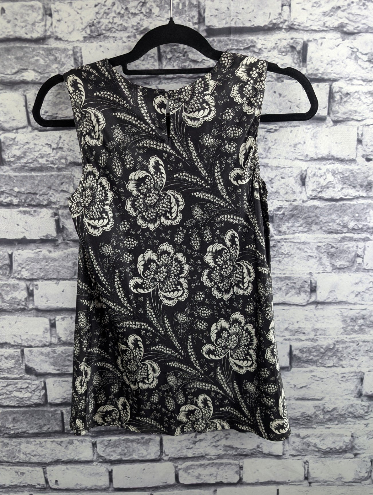 Talbot's Silk Floral Sleeveless Blouse