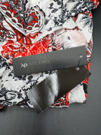AB Studio Layered Paisley Print Shirt