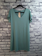 BTFBM Teal T-Shirt Dress