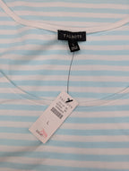 Talbot's Striped Scoop-Neck Tank