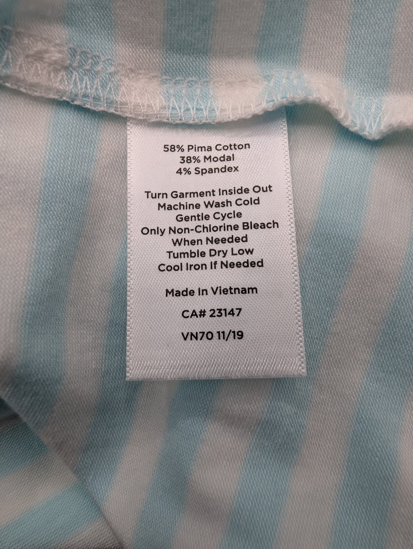 Talbot's Striped Scoop-Neck Tank