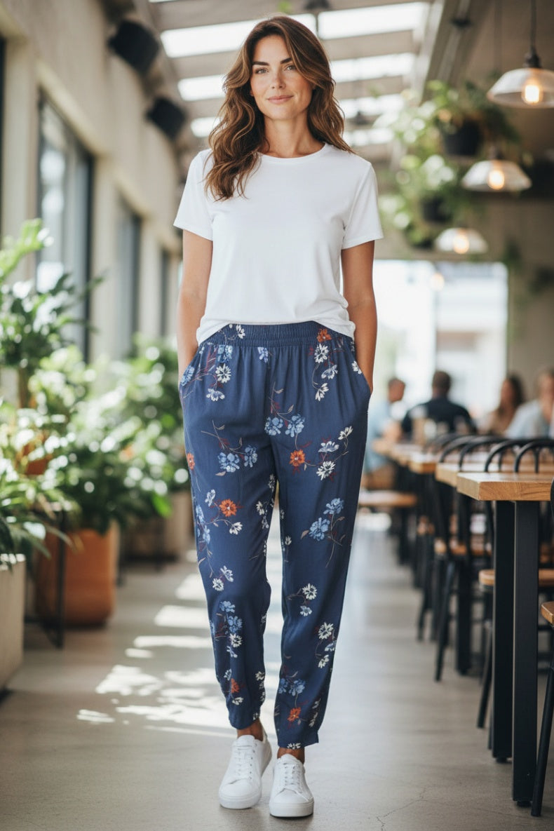 Jessica Simpson Floral Jogger Pants