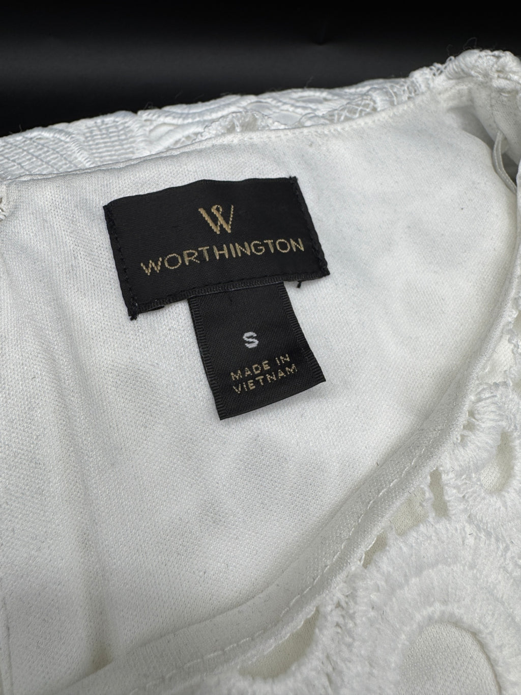 Worthington White Lace Dress