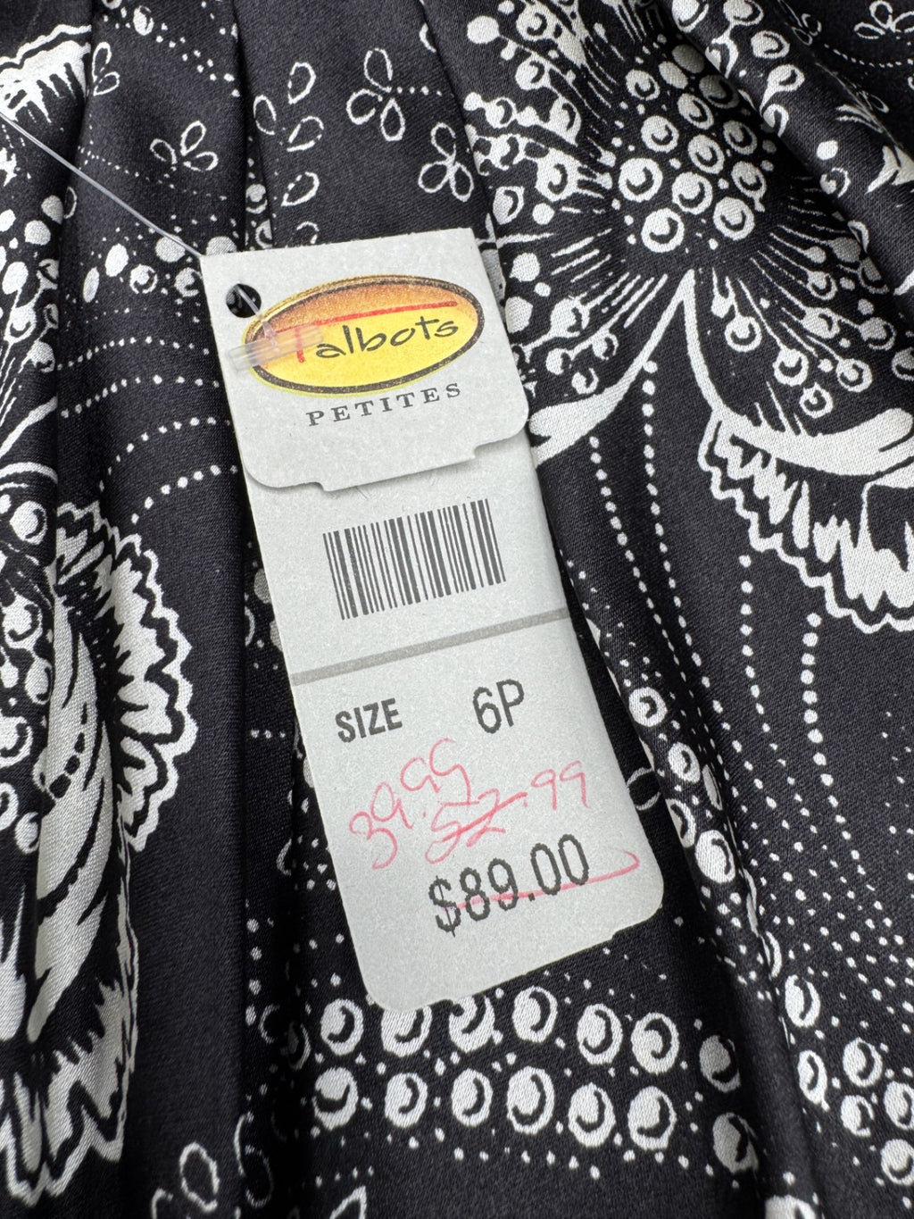 Talbot's Silk Floral Sleeveless Blouse