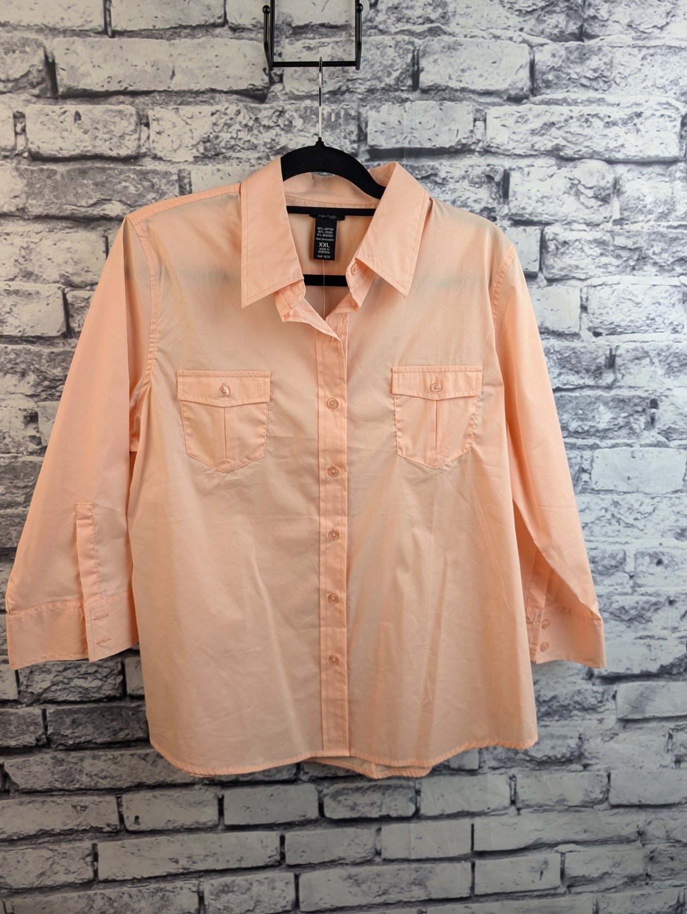 Taylor Marcs The Stretch Shirt, Peach