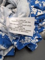 Lane Bryant Blue & White Floral Top