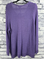 Laura Scott V-Neck Cable Sweater