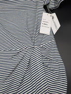Liz Claiborne Black & White Striped Top