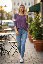 Exist Midnight Purple Long Sleeve Shirt