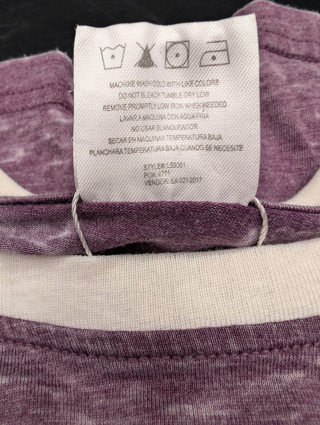 Exist Midnight Purple Long Sleeve Shirt