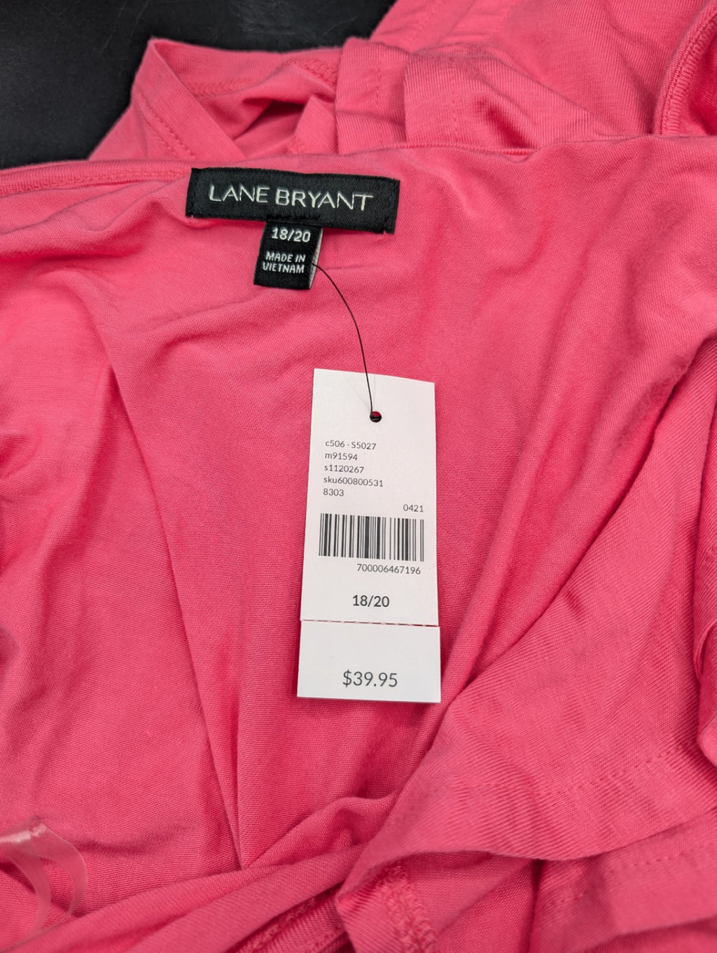 Lane Bryant One Shoulder Tank Top