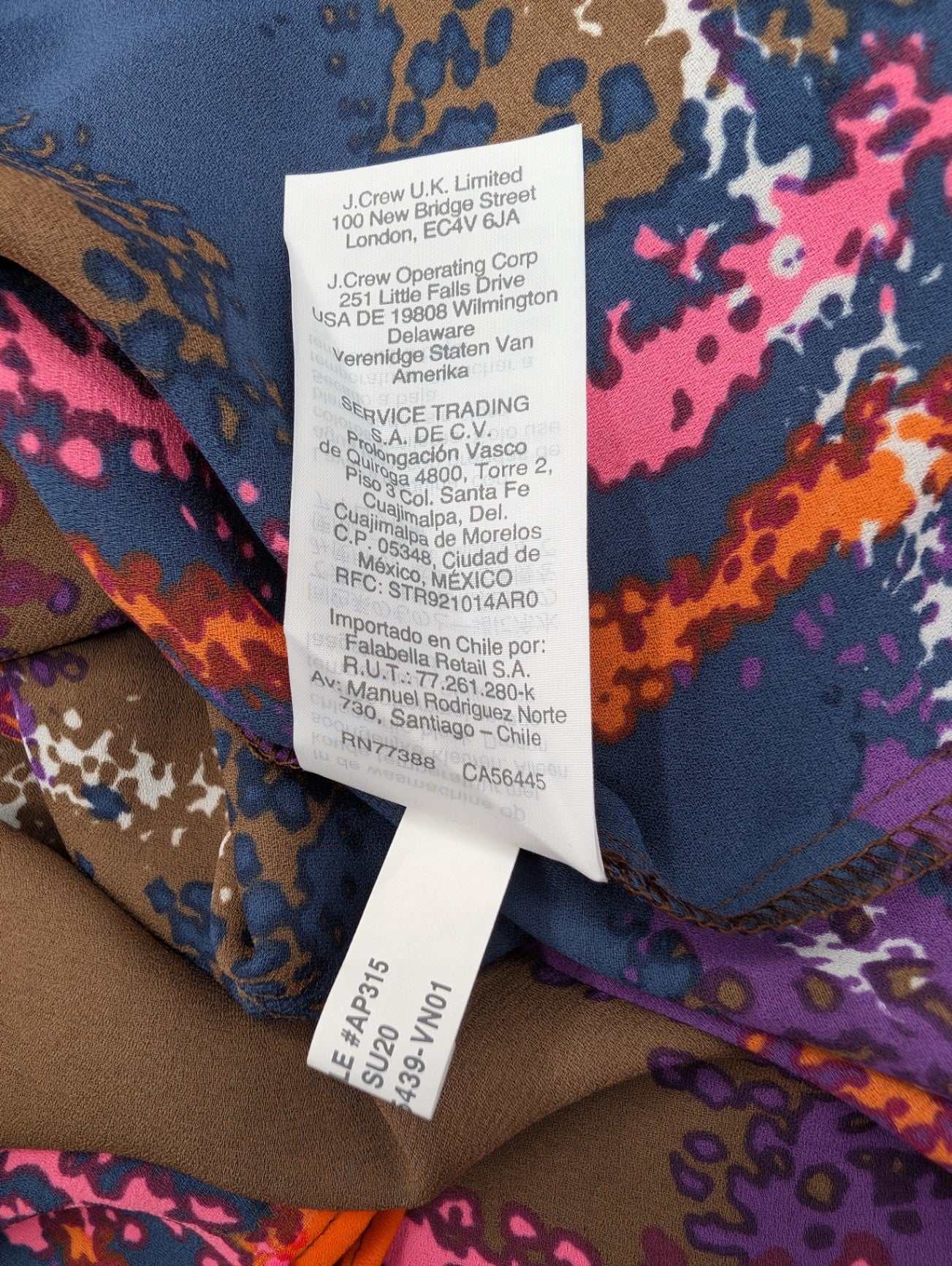 J. Crew Plaid Tie-Neck Blouse