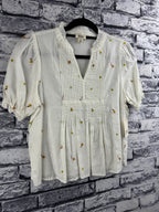 a.n.a. Floral Blouse