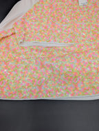 J. Crew Neon Sequin Short Sleeve Top