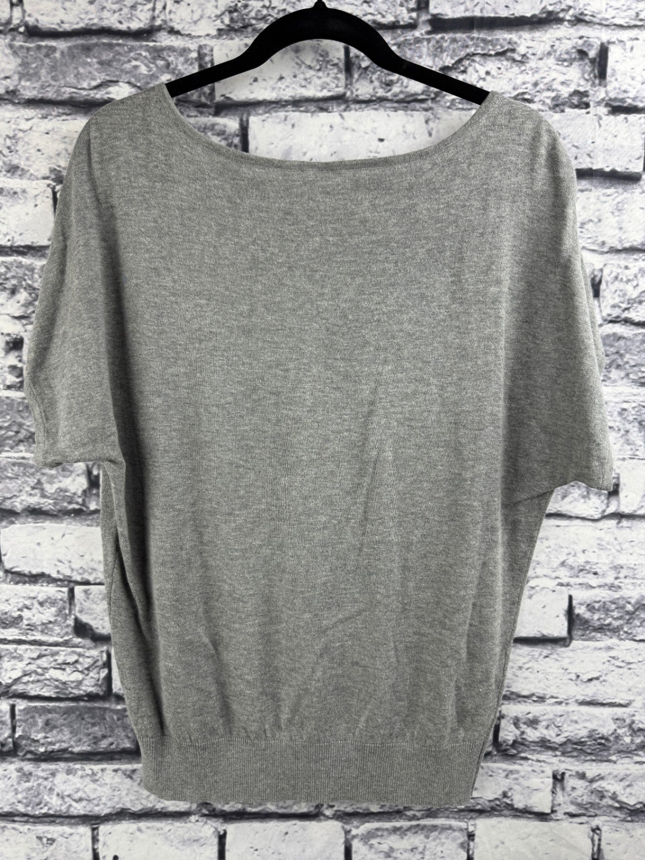 Worthington Gray Floral Sweater