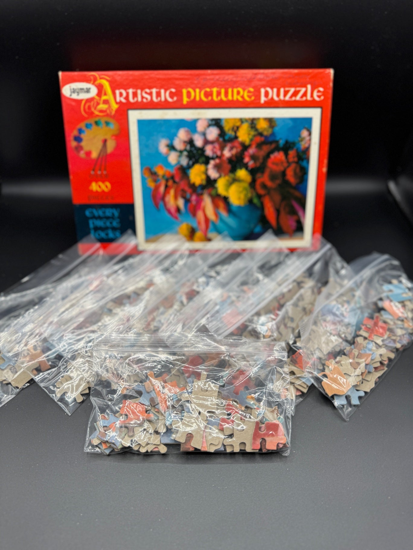 Vintage Jaymar Artistic Picture Puzzle Pieces, Crafting