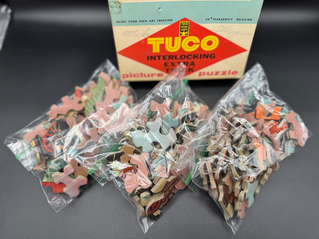Vintage Tuco Puzzle Pieces, Crafting