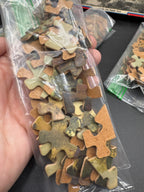 Vintage Solim Puzzle Pieces, Crafting