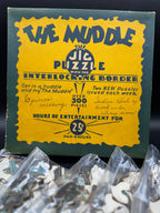 Vintage The Muddle Puzzle Pieces, Crafting