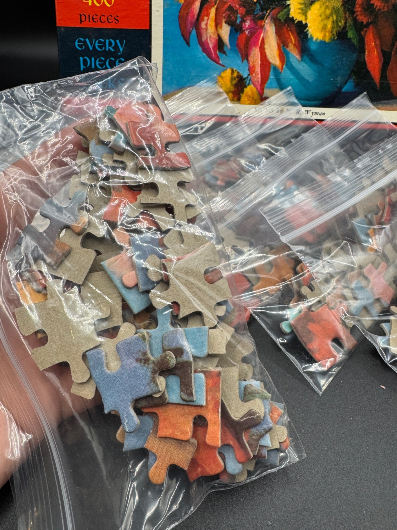 Vintage Jaymar Artistic Picture Puzzle Pieces, Crafting