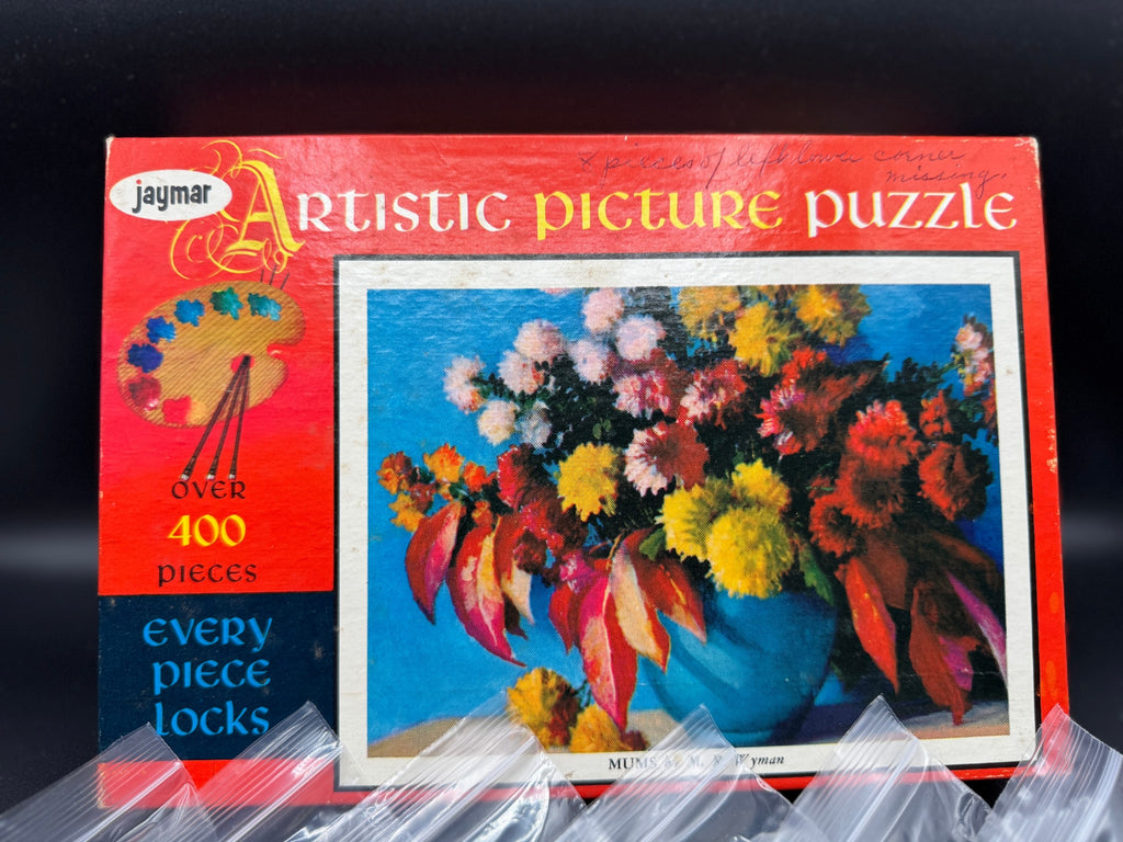 Vintage Jaymar Artistic Picture Puzzle Pieces, Crafting