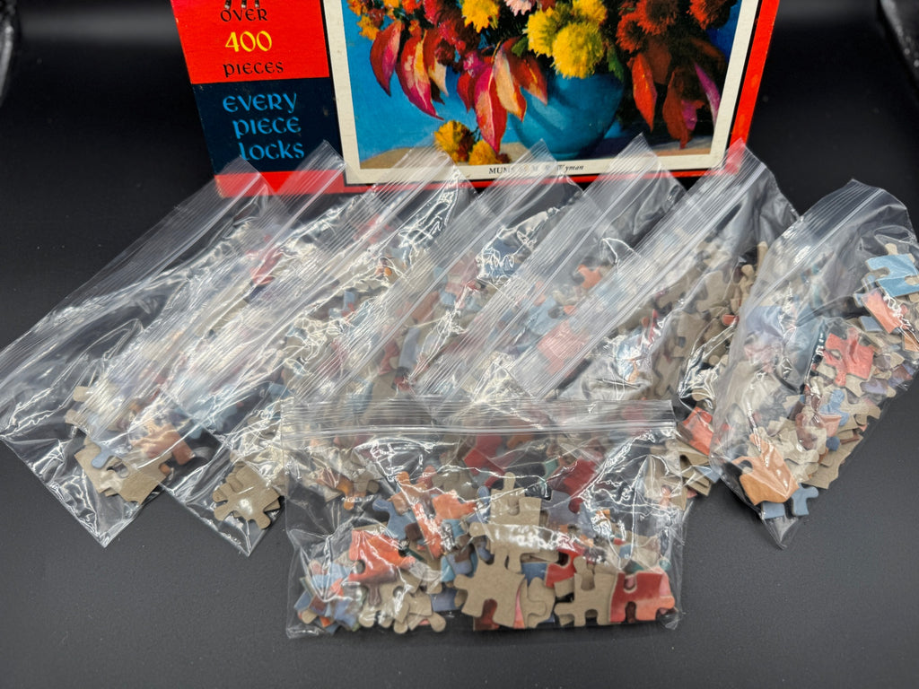 Vintage Jaymar Artistic Picture Puzzle Pieces, Crafting