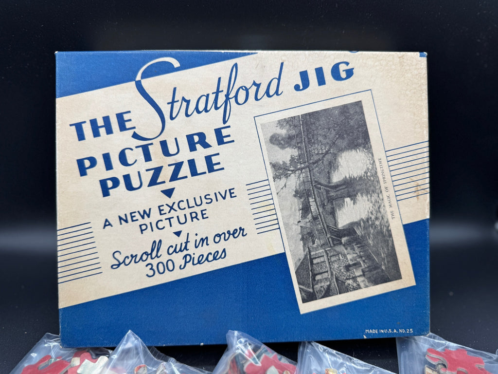 Vintage Stratford Jig Puzzle Pieces, Crafting
