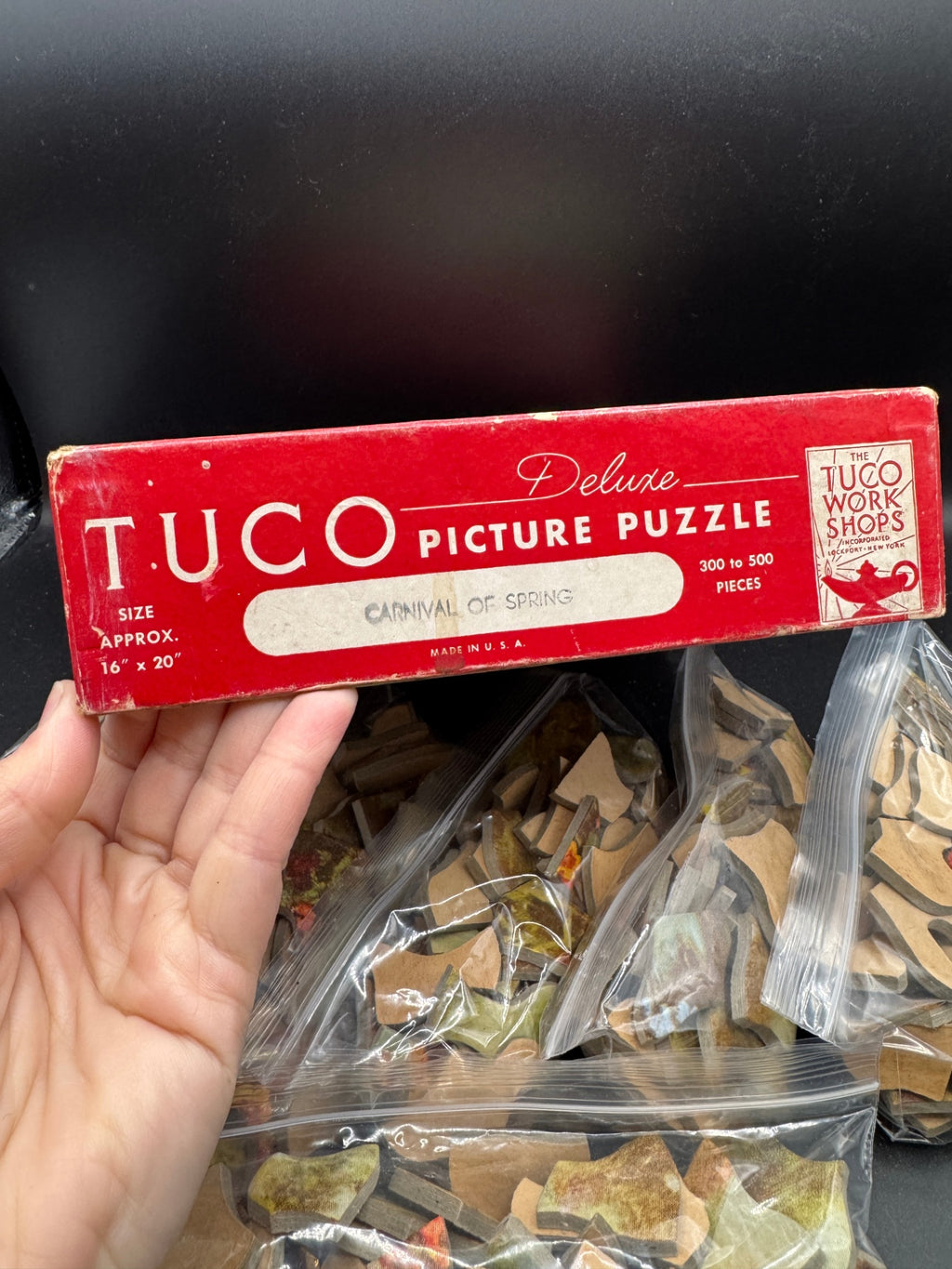Vintage Tuco Puzzle Pieces, Crafting