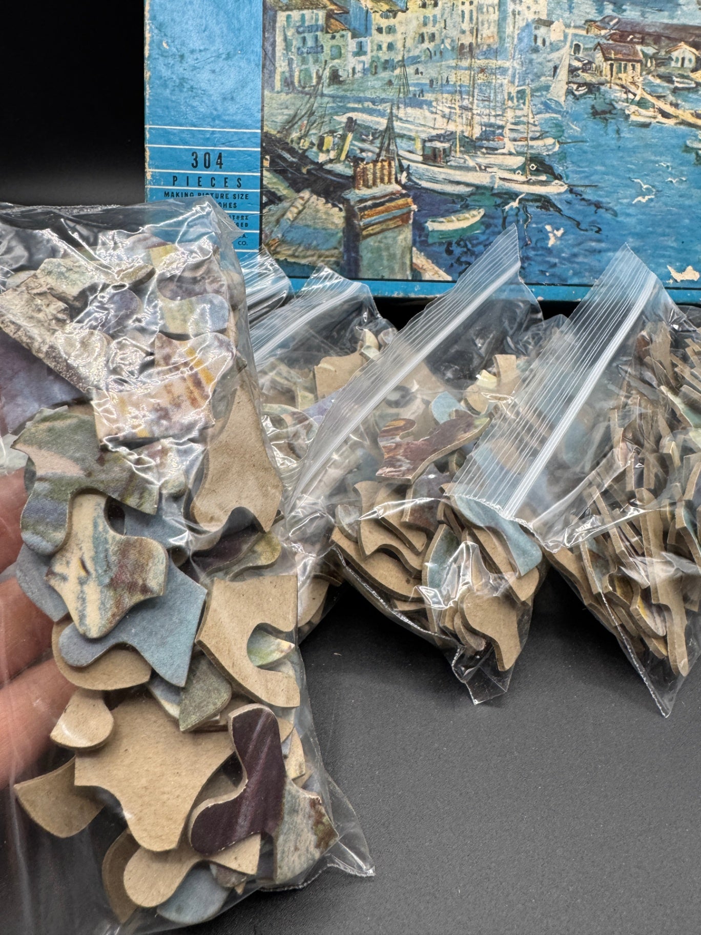 Vintage Guild Picture Puzzle Pieces, Crafting
