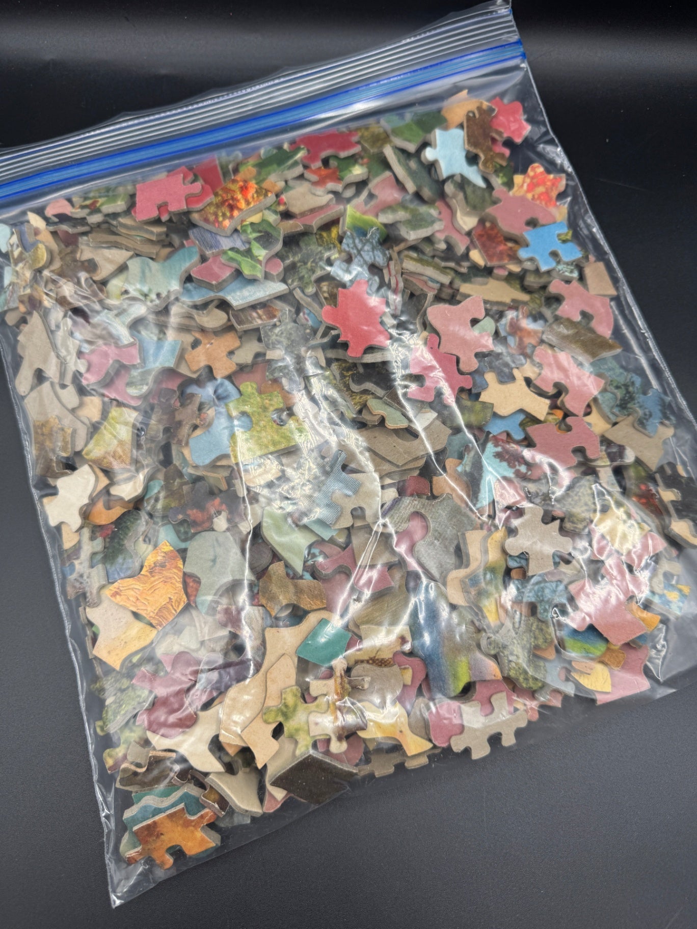 Vintage Assorted Puzzle Pieces, Crafting