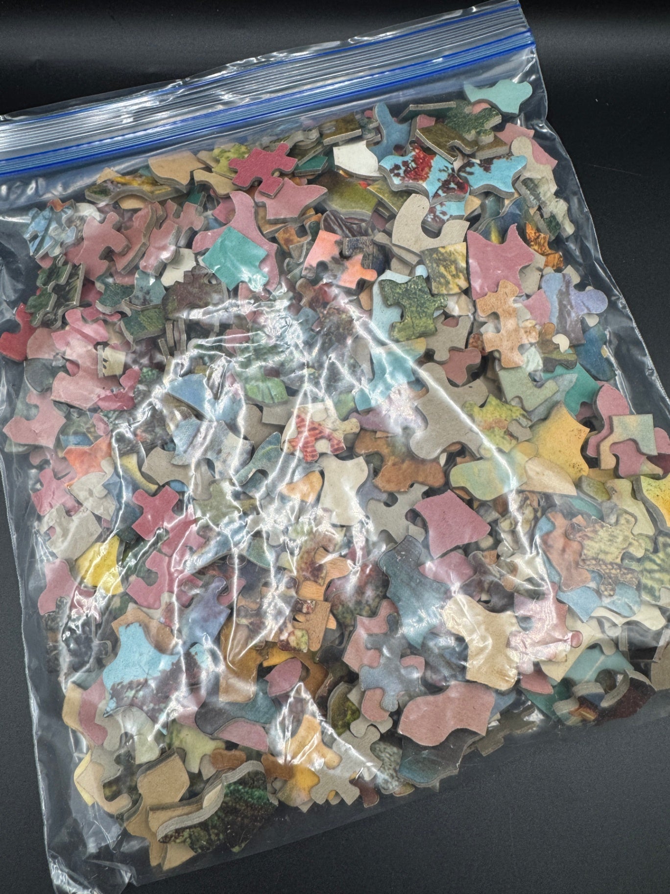 Vintage Assorted Puzzle Pieces, Crafting