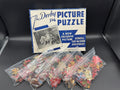 Vintage Derby Jig Picture Puzzle Pieces, Crafting