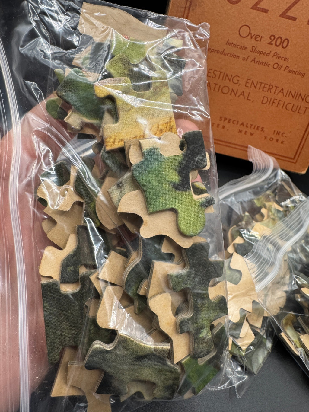 Vintage Regent Picture Puzzle Pieces, Crafting