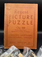 Vintage Regent Picture Puzzle Pieces, Crafting