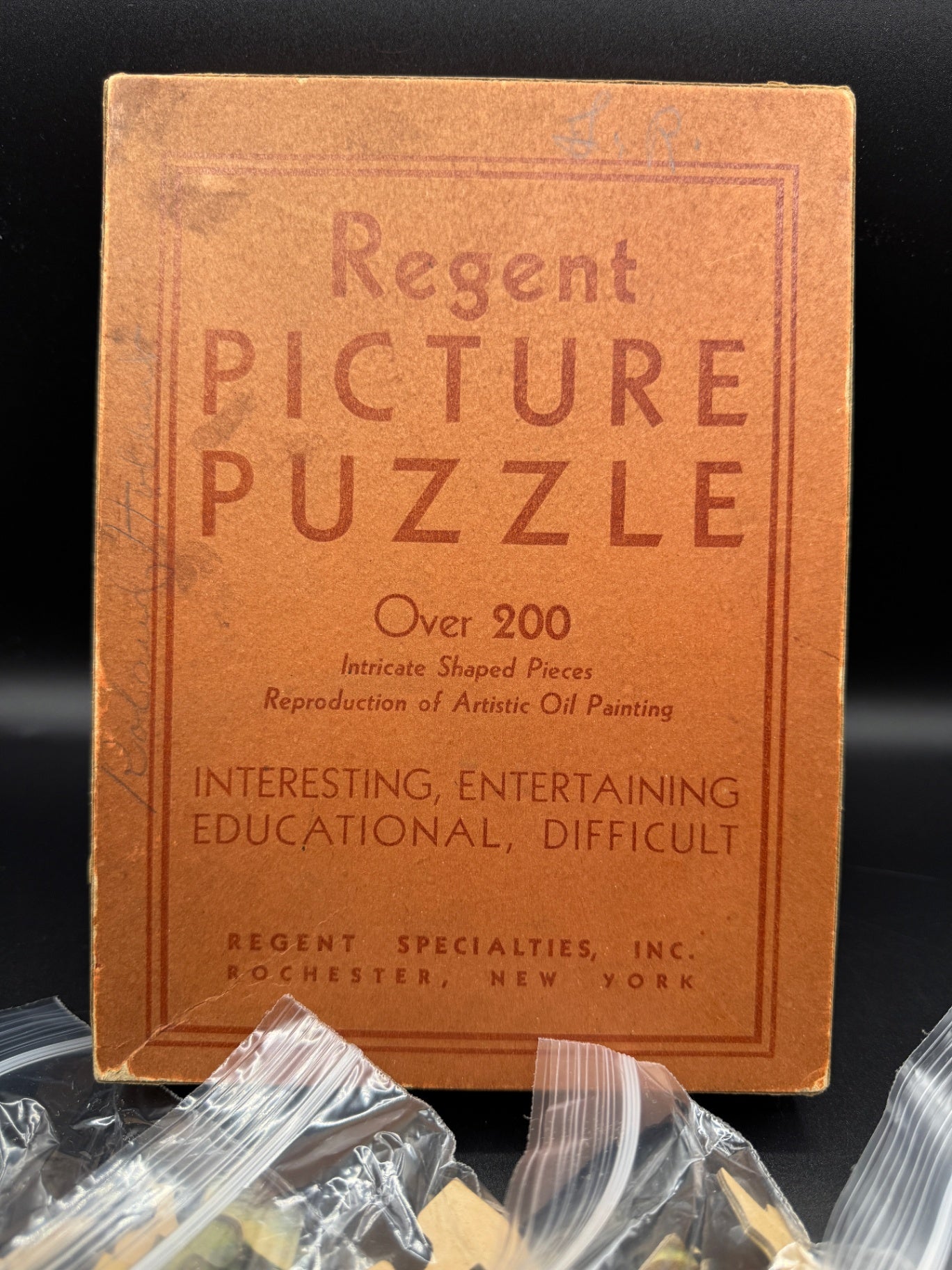 Vintage Regent Picture Puzzle Pieces, Crafting