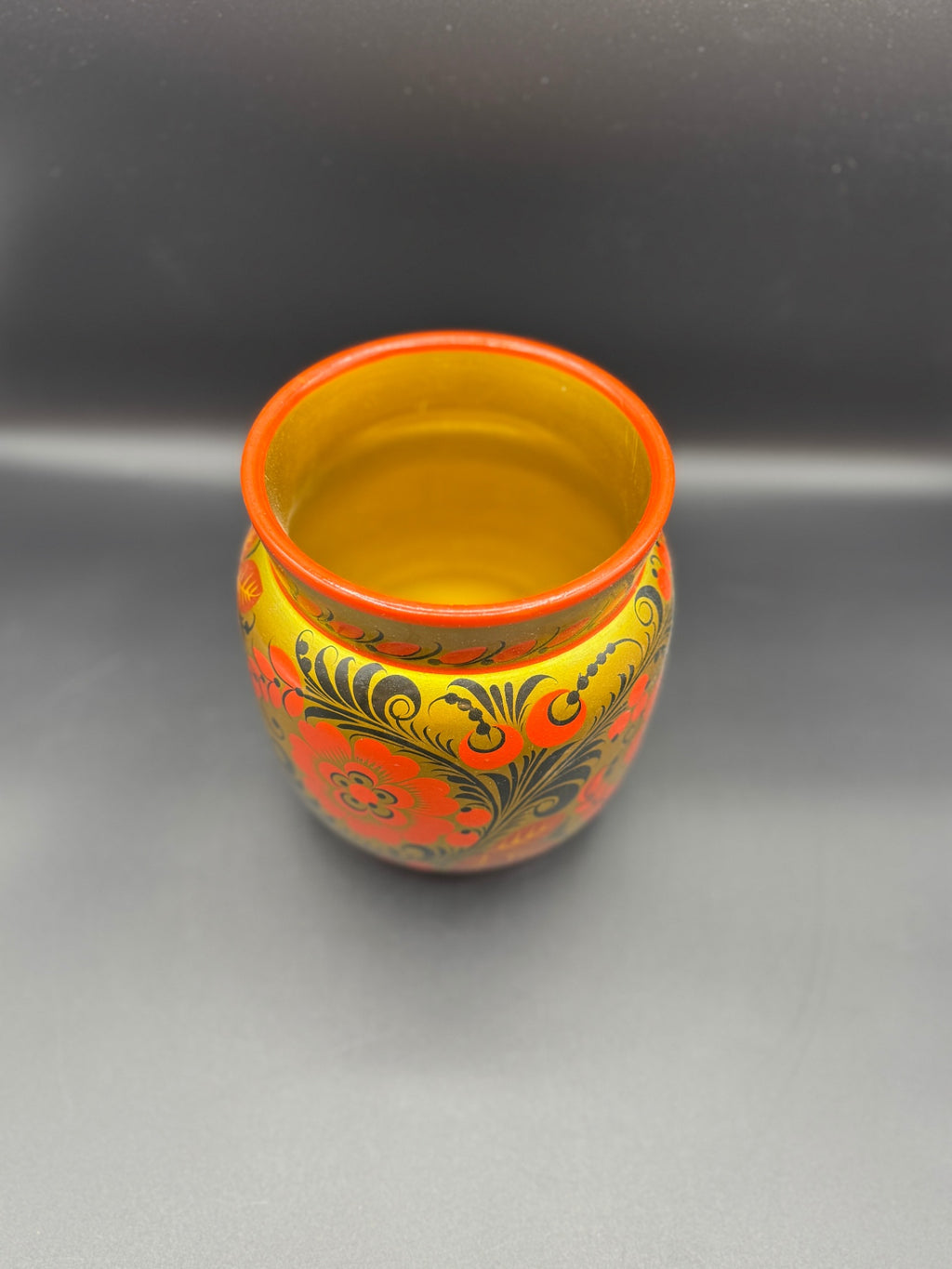 VTG Khokhloma Vase