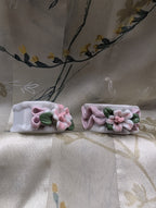 Porcelain Floral Napkin Rings