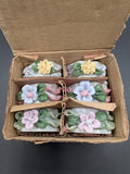 Porcelain Floral Napkin Rings