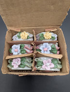 Porcelain Floral Napkin Rings