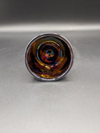 Mini Carnival Glass Butter Dish