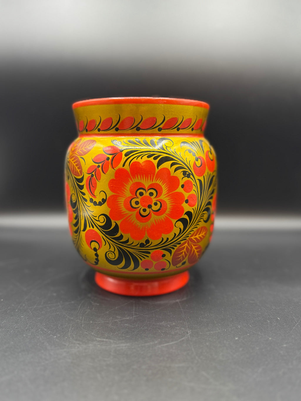 VTG Khokhloma Vase
