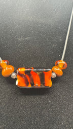 Striped Amber Necklace
