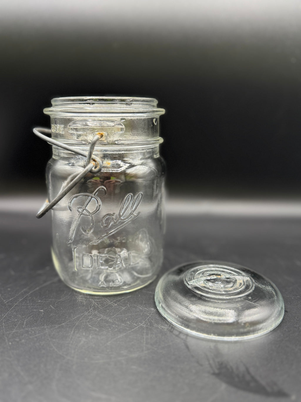 VTG Ball Ideal Glass Lid Mason Jars