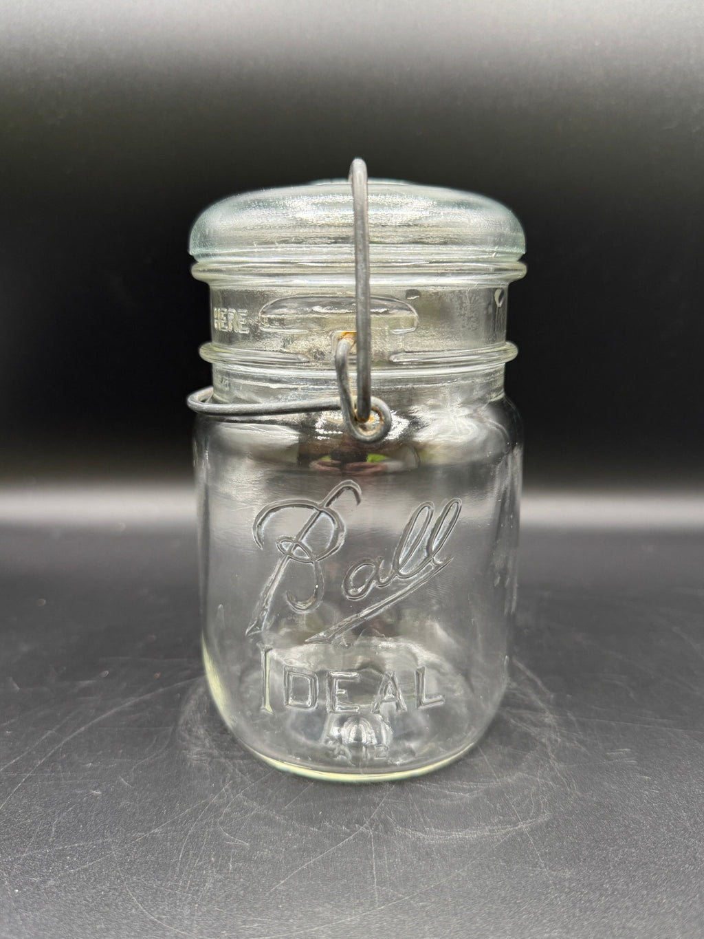 VTG Ball Ideal Glass Lid Mason Jars
