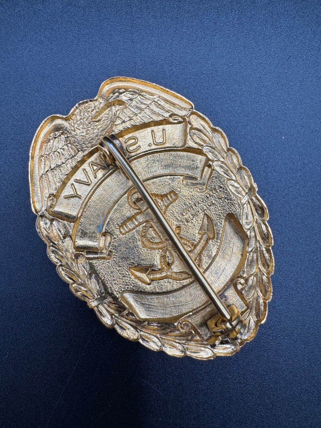 USS Constellation Gold Corrections Badge
